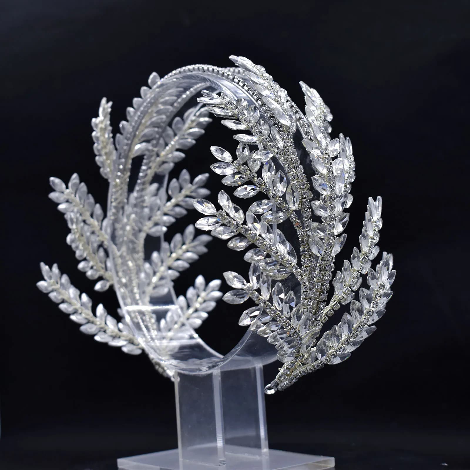 DZ019 Rhinestone Bridal Headband  Women Hair Jewelry Wedding Headpiece Bride Hair Accessories Handmade Hairbands Bride Headdress