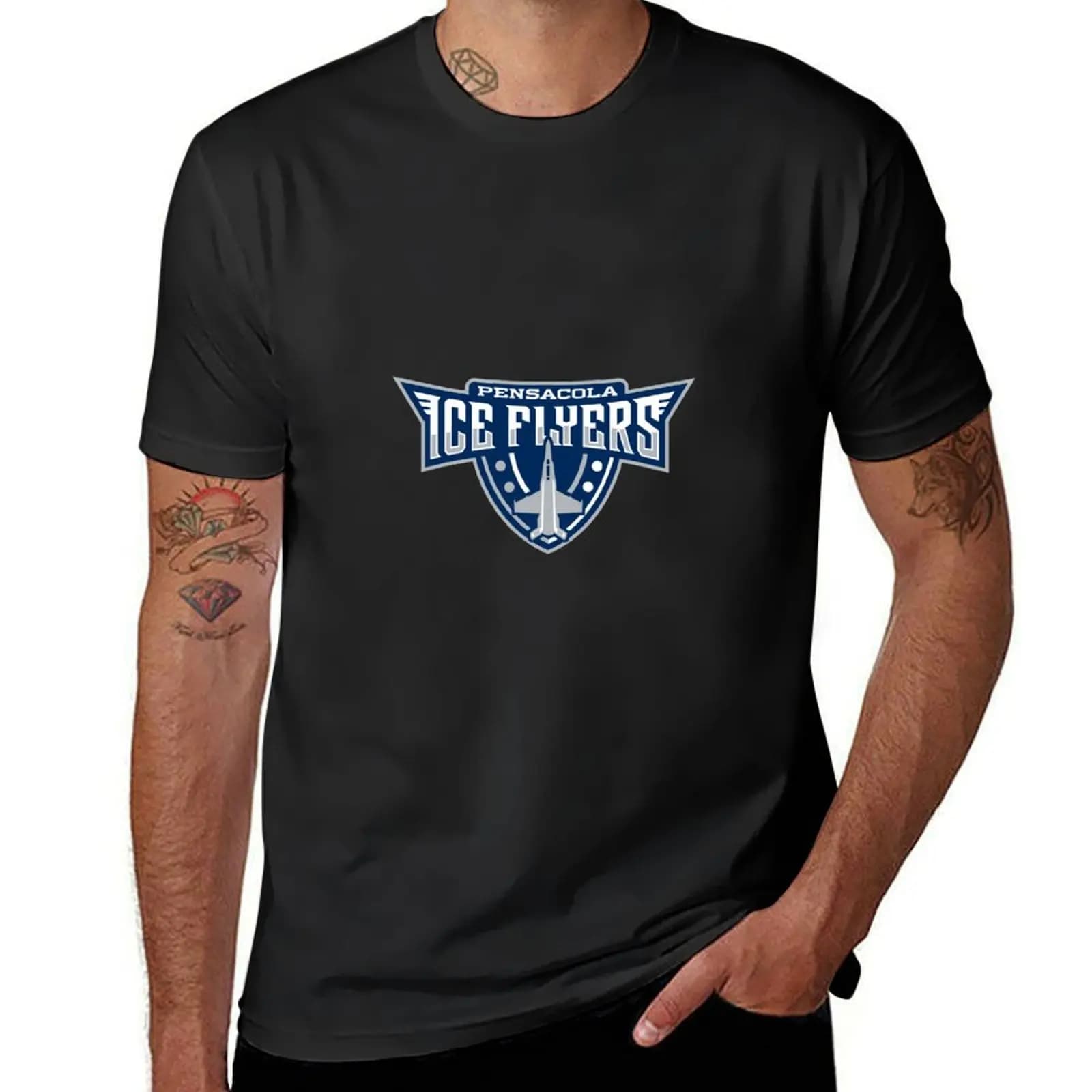 Pensacola Ice Flyers T-Shirt for a boy graphics anime clothes Blouse tshirts for men
