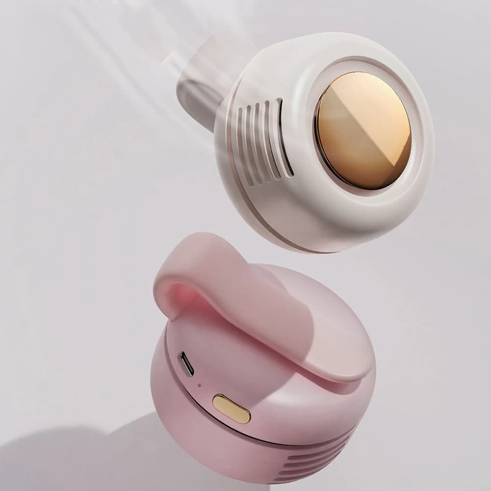 Mini Waist Clip Fan USB Rechargable Summer Cooling Fan 3-speed Adjustable Portable Personal Cooler Air Conditioner for Outdoor