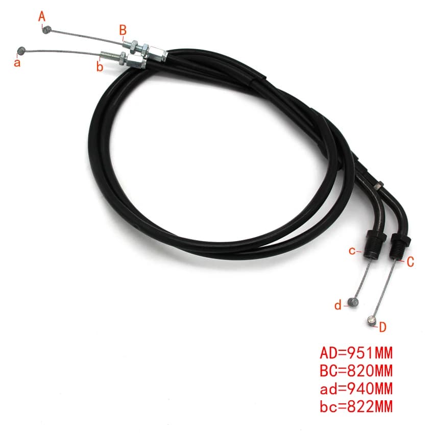 Motorcycle Push&Pull Throttle Cable Line Wires Scooter Acceleration For Honda CB500F CB500X CB500FA CBR500R CBR500R (ABS) Parts