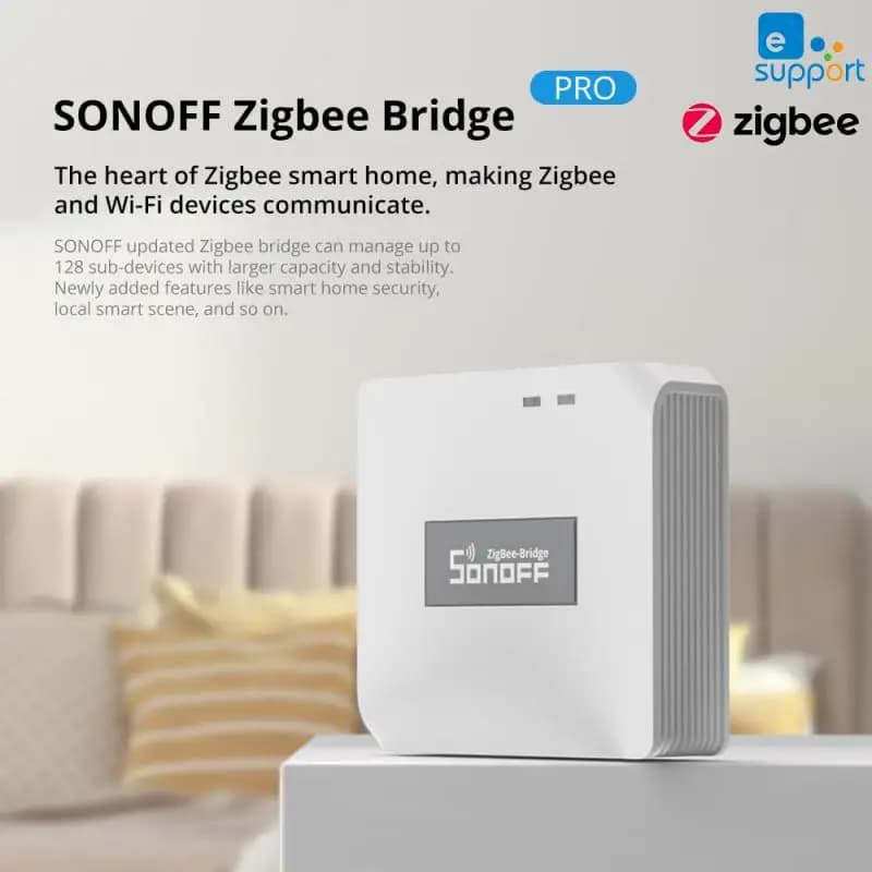 SONOFF ZBBridge Pro Smart Zigbee Bridge Getaway Hub Via eWeLink App Smart Home Works With Alexa Google Home ZB Bridge-P