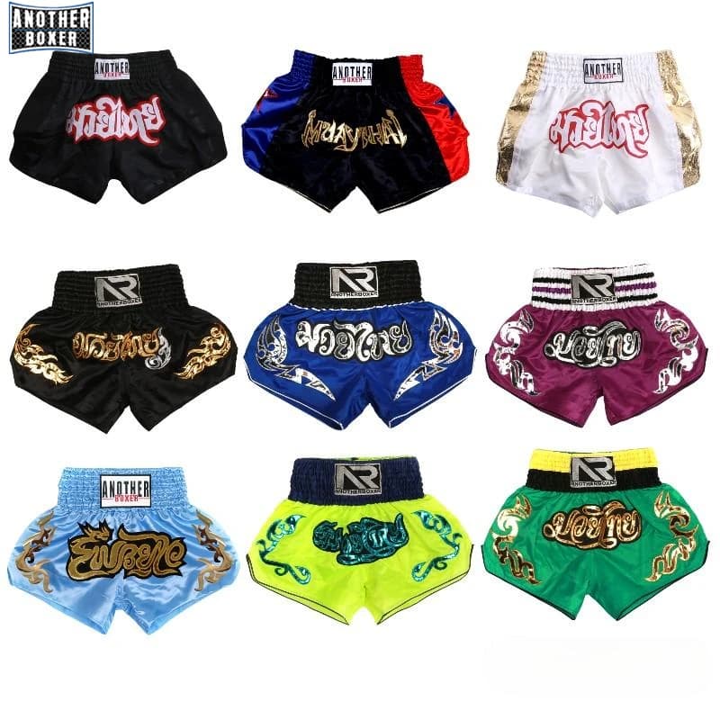 Classic Boxing Shorts for Men Training Fighting Muay Thai Shorts Boxing MMA BJJ Short Kickboxing Trunks Clothing