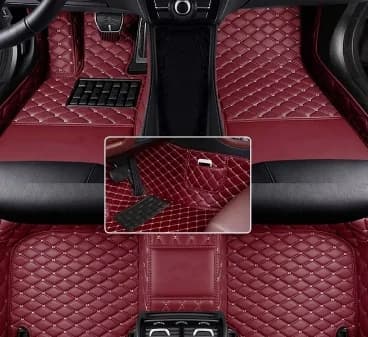 Customized For Honda Civic 2005-2023 Years  personalized luxury leather all-weather waterproof anti slip car floor mats
