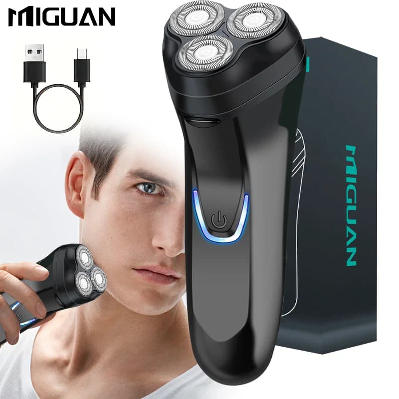 Electric shaver, rechargeable mini portable shaver, intelligent floating shaver, the choice of gift for men, Father's Day Gift