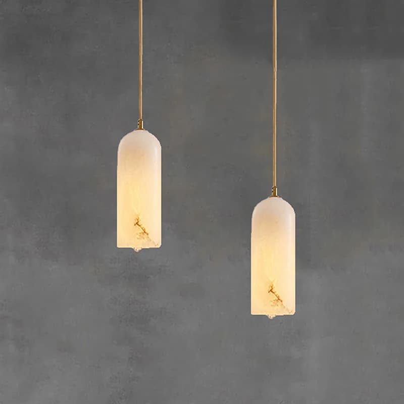 Modern Creative Home Interior Decoration Ceiling Lights Room Dining Table Light Living Room Natural Marble Led Pendant Lamp