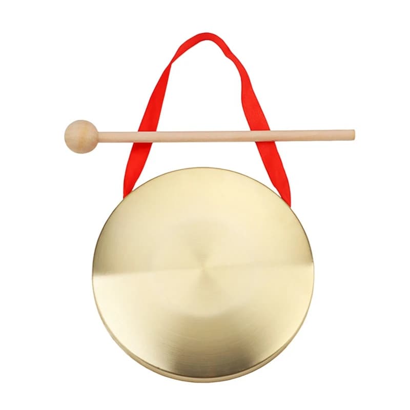 Practical Hand Gong Gong Percussion Instrument For School Festival Party