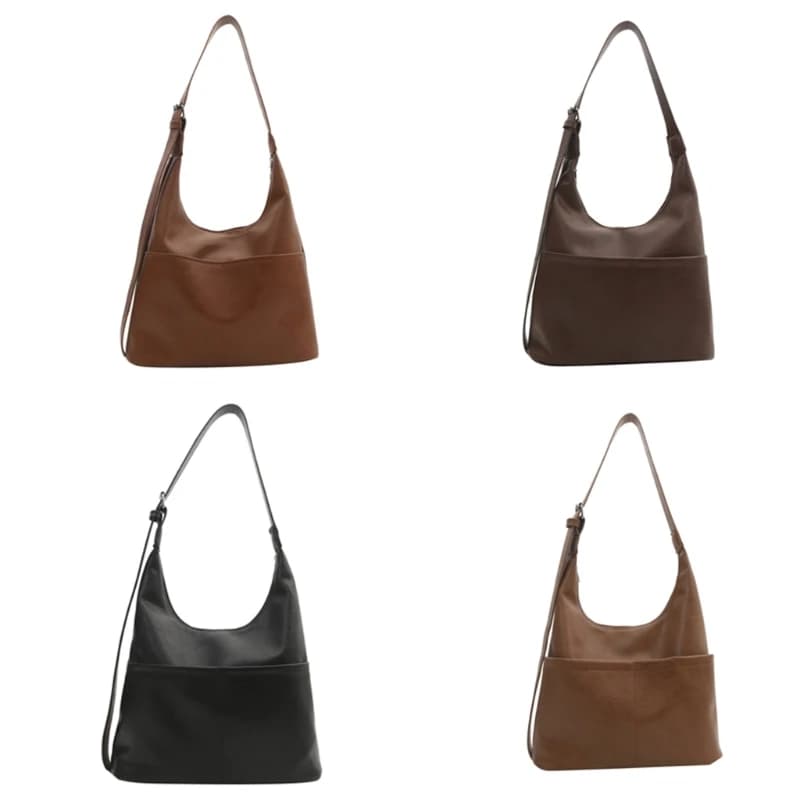 Professional Underarm Bag for Work and Travel Durable Shoulder Handbag Spacious Compartment for Laptop and Documents