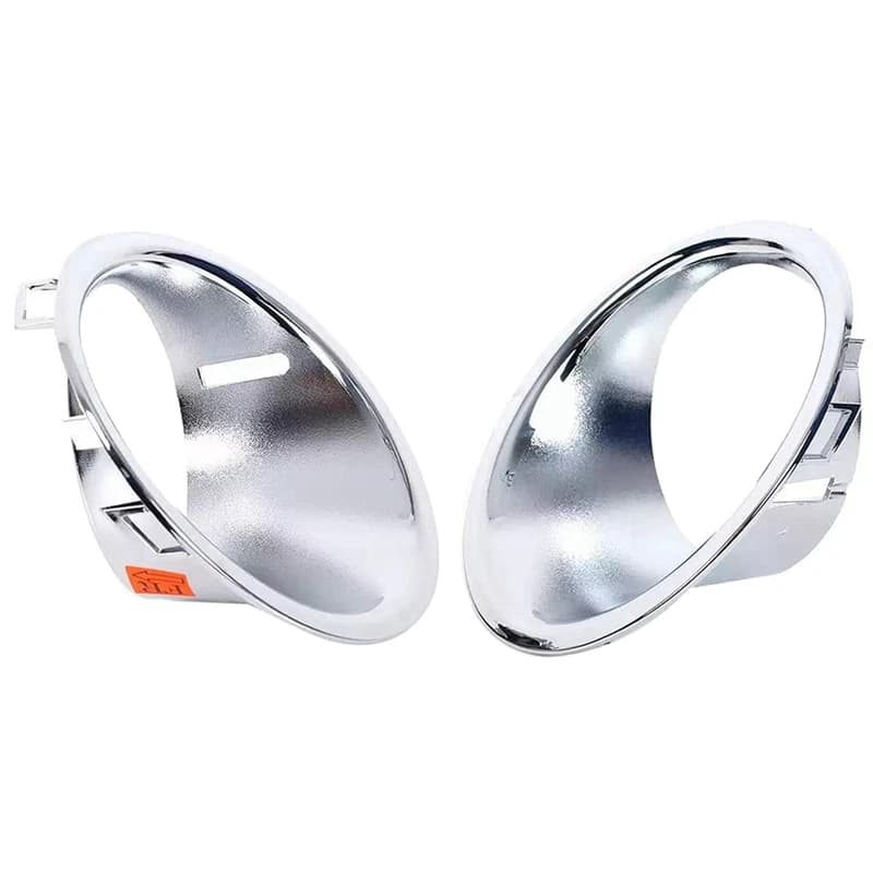 Auto Front Bumper Fog Light Electroplated Cover Decorative Ring Cover For BMW Mini Cooper R55 R56 R57