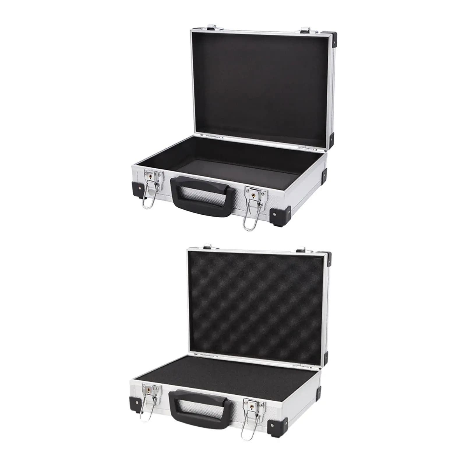 Aluminum Alloy Toolbox Shockproof Storage Case for Men Outdoor Mic Storage