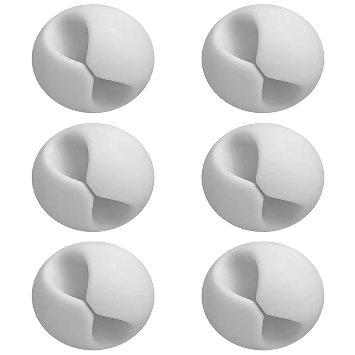 Cable Organizer 6Pcs Cable Clip Desk Tidy Organiser Cable Winder Wire Cord USB Charger Cord Holder Organizer Fixed Clasp