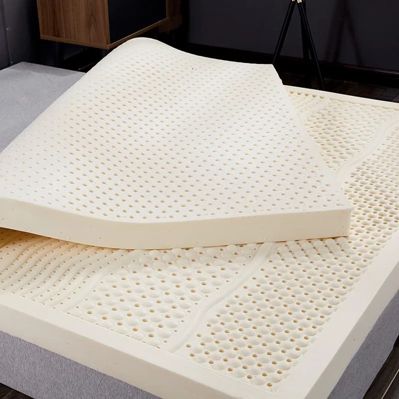 100% natural latex mattress with cover imported natural pure rubber mattress 1.8m bed 2.0m thickened home dormitory cushion mats