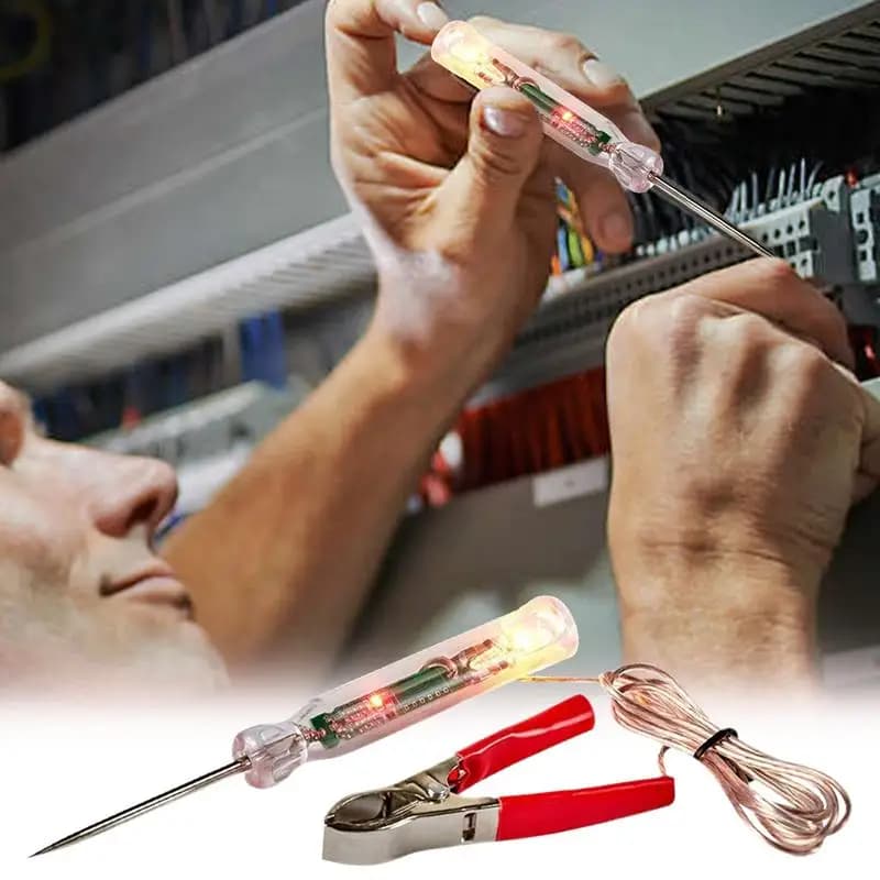 Fuse Test Light 3.6-24V Circuit Voltage Tester With Indicator Light Car Electric Tester Pen For Wire Fuse Socket
