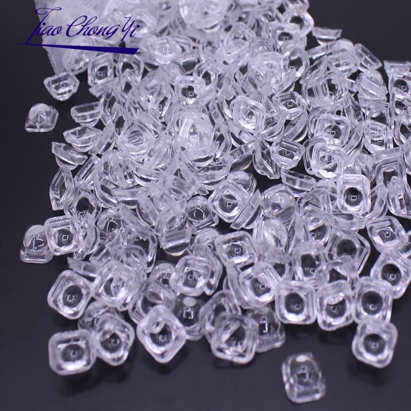 10 30 60 90 120 140 Degree Convex Optical Lens 5050 LED Lens Reflector Collimator For 5050 SMD WS2812 APA102 WS2811 SK6812