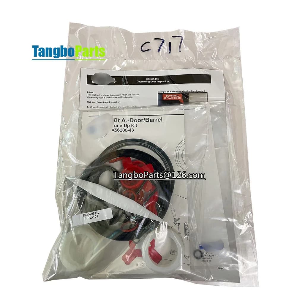 X56200-43 Parts Bag For Taylor C717 Ice Cream Sundae Machine Replace