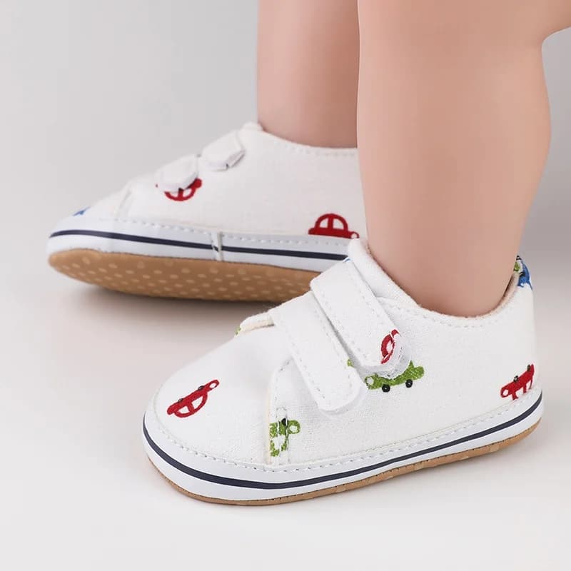 0-18M Newborn Baby Sneakers Casual Sports Shoes Breathable Boys Girls Walking Shoes Soft Soles Anti-skid Baby First Walkers