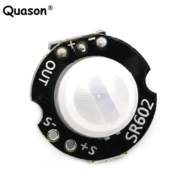 SR602 MINI Motion Sensor Detector Module Pyroelectric Infrared PIR kit sensory switch Bracket for arduino Diy With lens