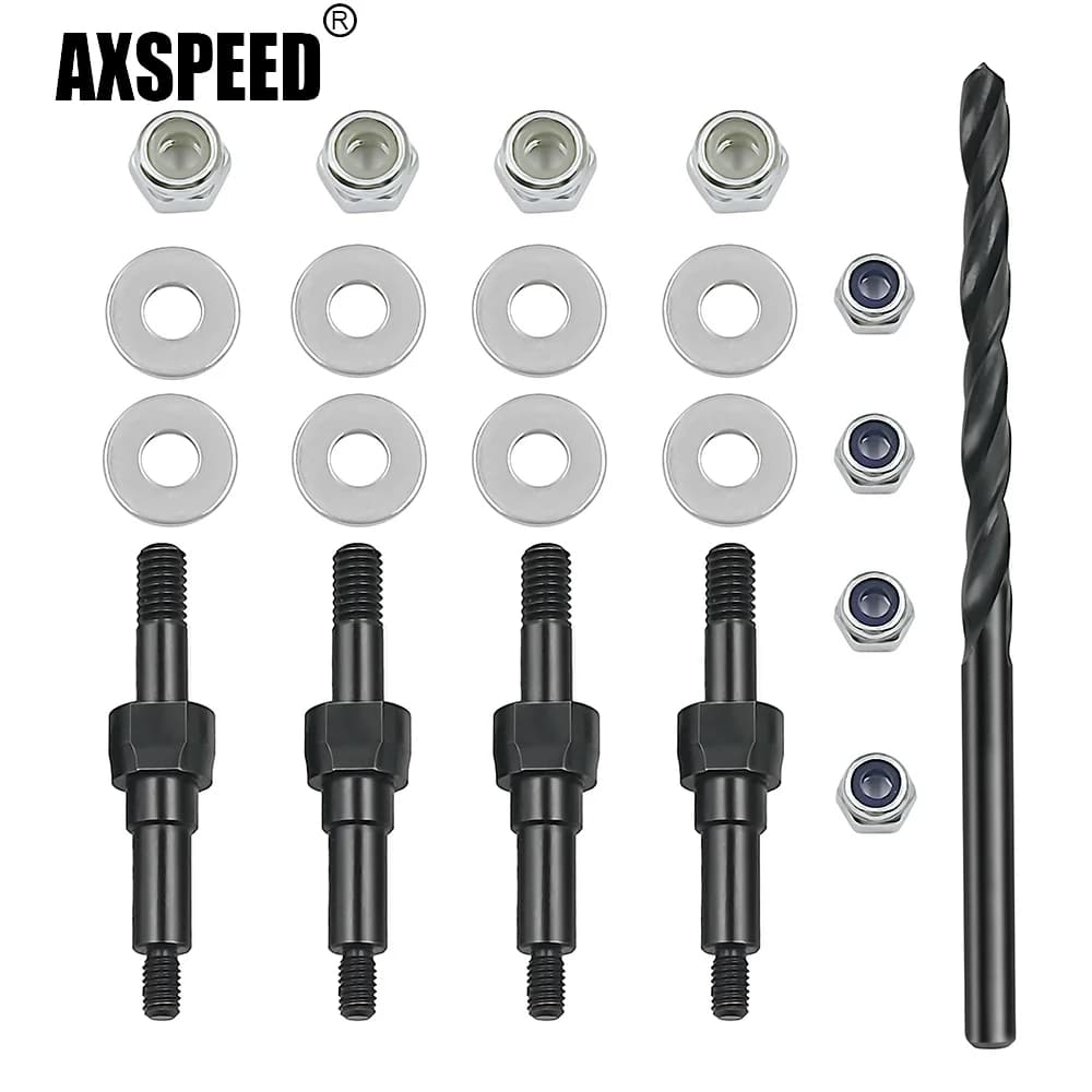 AXSPEED Steel Shock Mounts Stand for ARRMA LimitIess FELONY INFRACTION 1/7 KRATON TYPHON TALION 1/8 RC Car Truck Upgrade Parts