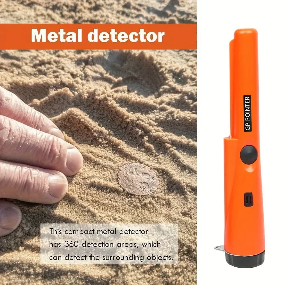 New High QualityHandheld Metal Detector GP-pointer Waterproof Positioning Rod Detecting With Bracelet LED Lights