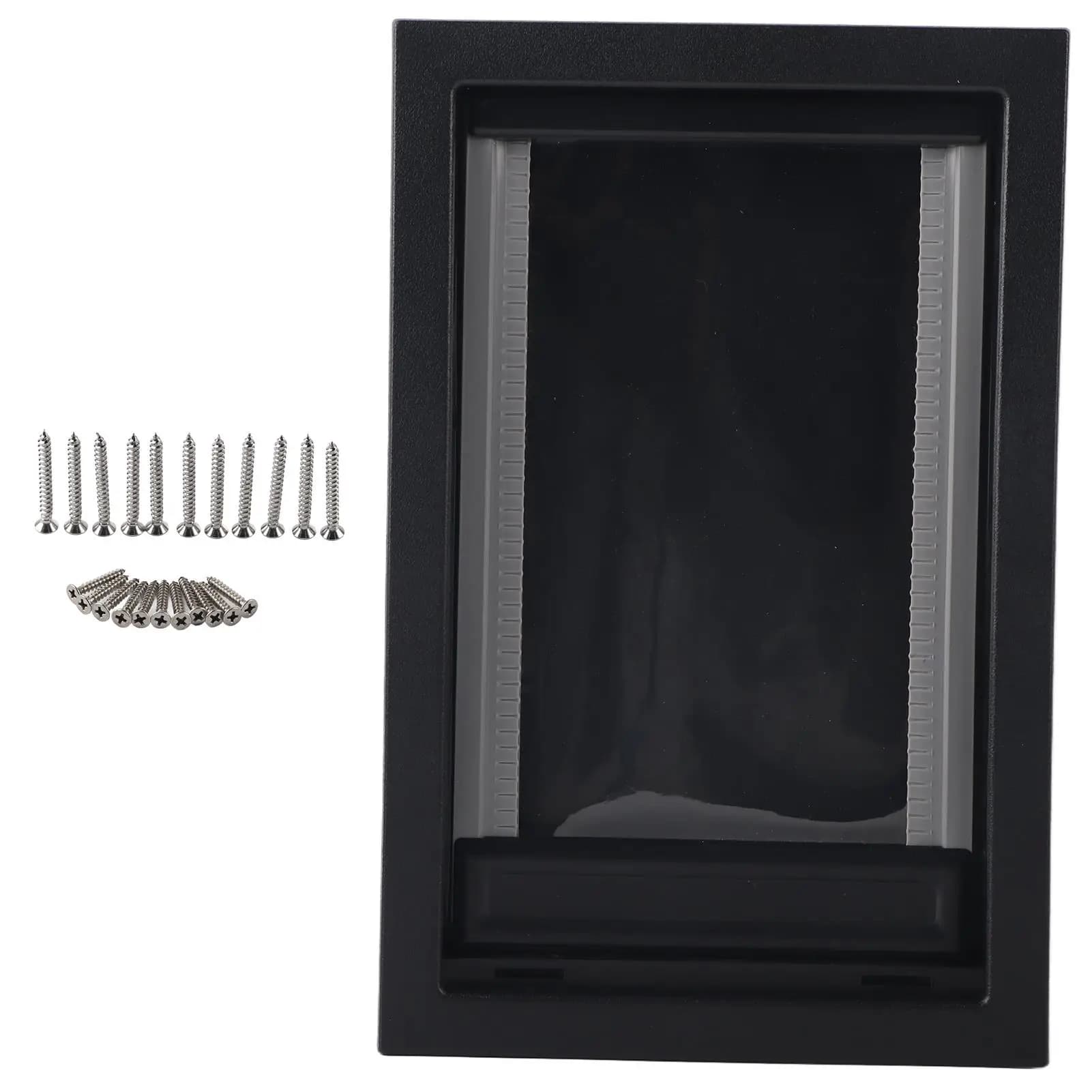 PVC Dog Fence Pet Door with Magnet, Automatic Closing, Bothway Security Accessory for Large Dogs - Pet  Supplies