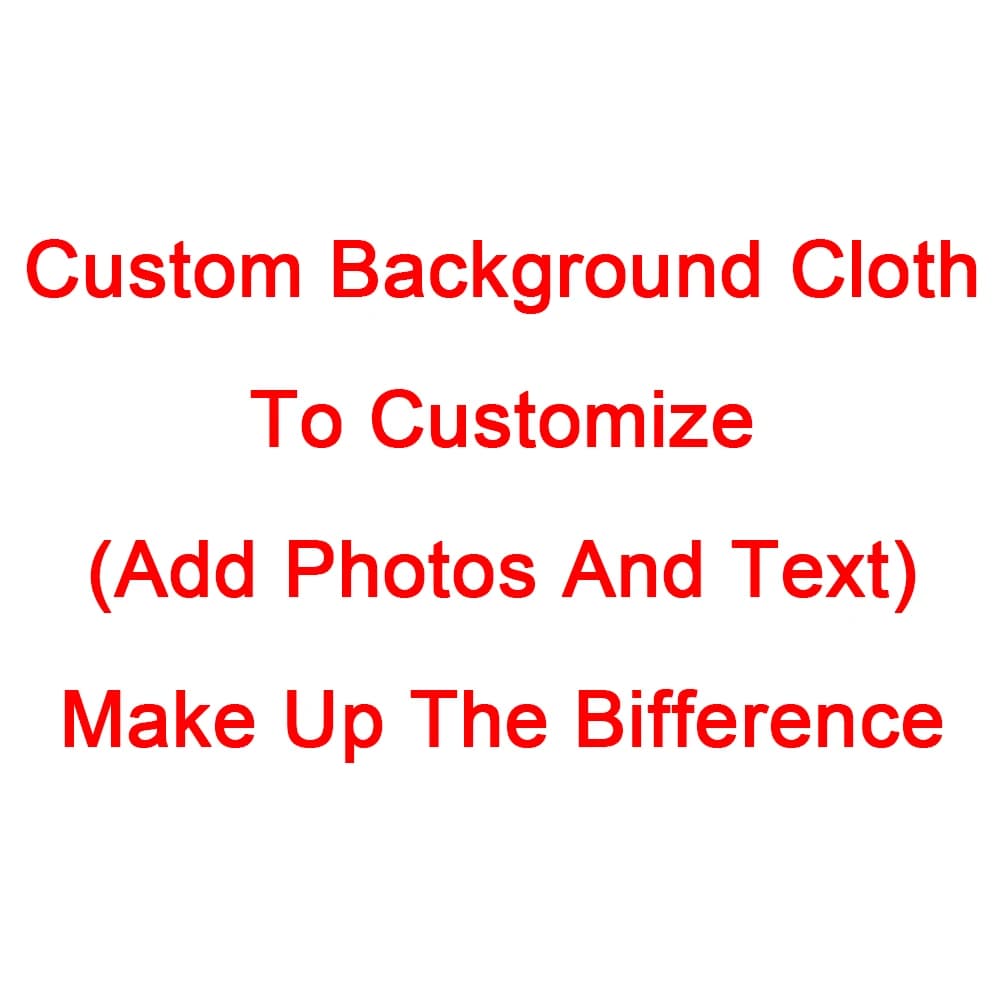 Customized Background Blueprints Customized (Add Photos, Text) Compensated Price Difference Photographic Decoration Background