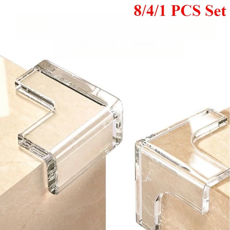 8/4 PCS Baby Safety Table Corner Protector Furniture Edge Protection Cover Transparent Children Anti Collision Edge Guards