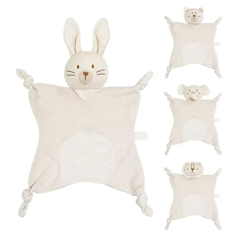 Baby Soft Comfort Towel Cotton Soother Blanket Newborn Sleeping Dolls Kids Fashion Sleeping Toy Soothe Appease Towel Bibs