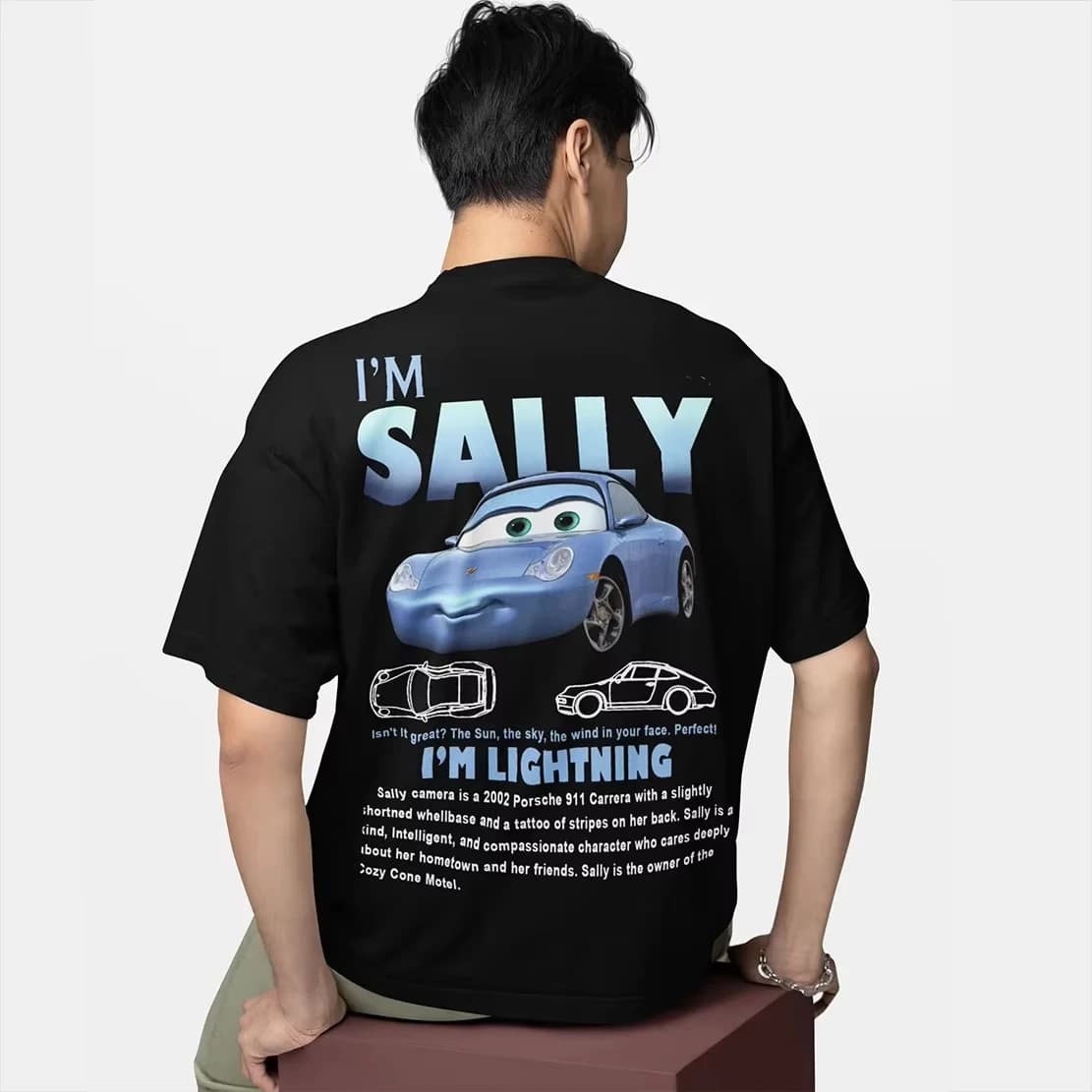 Family Summer Men Women's Sally I'm Lightning Cars Mcqueen Graphic T Shirts Accessories Funny Cotton Couple Top kids Tee Clothes
