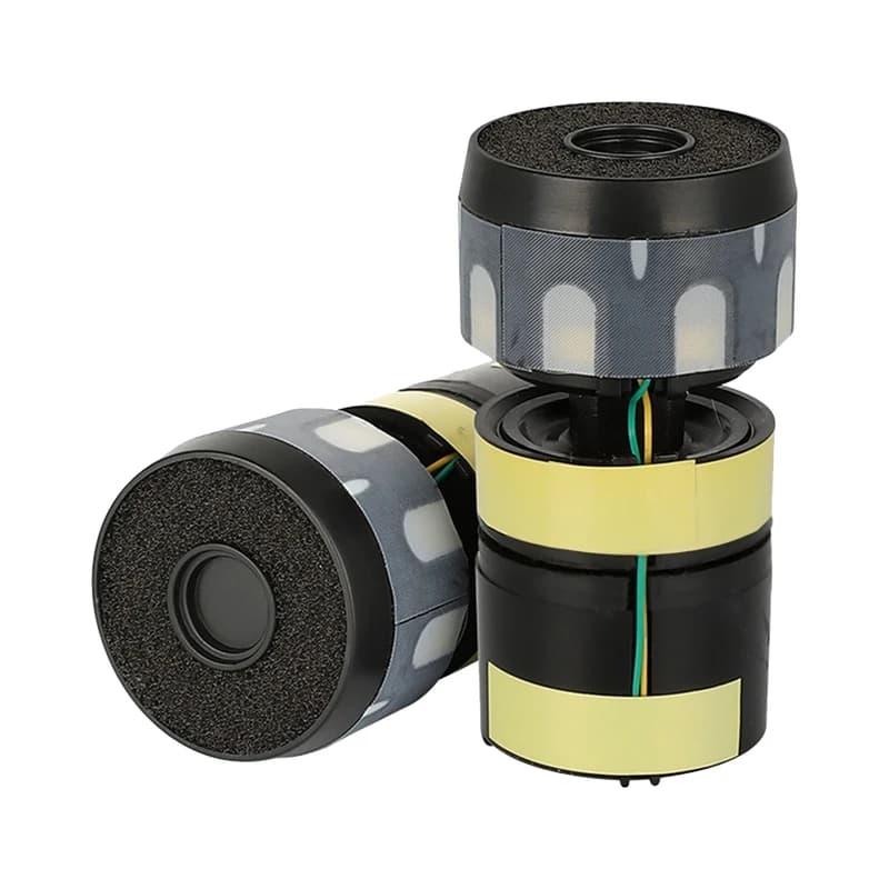 2Piece Dynamic Microphone Core Capsule Black For BETA58 Wireless Microphone Capsule Replacement