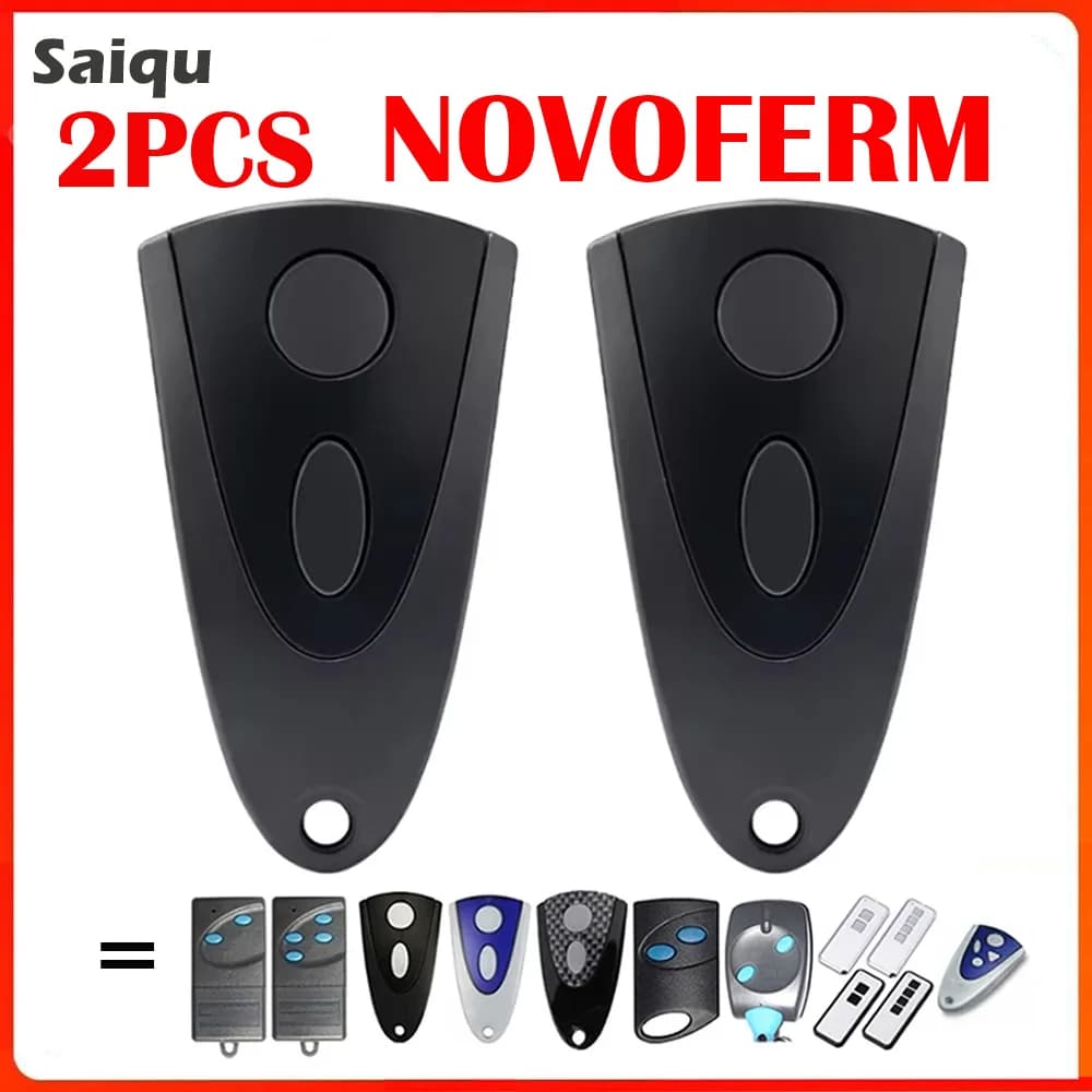 NOVOFERM 433.92MHz 2PCS NOVOTRON 502 MAX43-2 MINI-NOVOTRON 522 MINI-NOVOTRON 524 Rolling Code Garage Door Remote Control