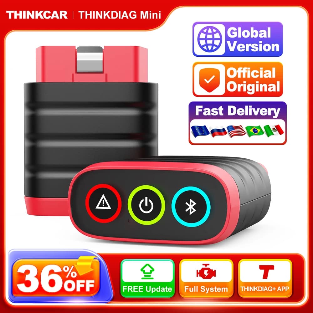 THINKCAR THINKDIAG MINI Obd2 Scanner For Auto Full Obd 2 Function System Diagnostic Tool Car Diagnose Code Reader PK ELM327