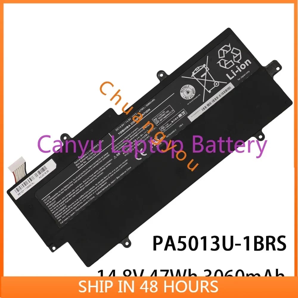 PA5013U-1BRS   for Toshiba Portege Z835 Z830 Z930 Z935 Ultrabook Series PA5013 PA5013U 14.8V 30.60mAh 47WH NEW Laptop battery