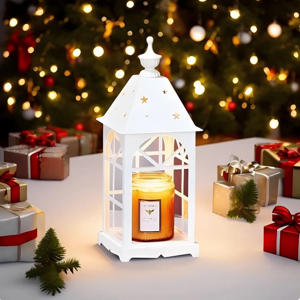 Wax Melting Lamp Timed Dimming Atmosphere Retro Lampshade Desk Lamp Wax Melting Aromatherapy Lamp Candle Warmer Lamp Adjustable