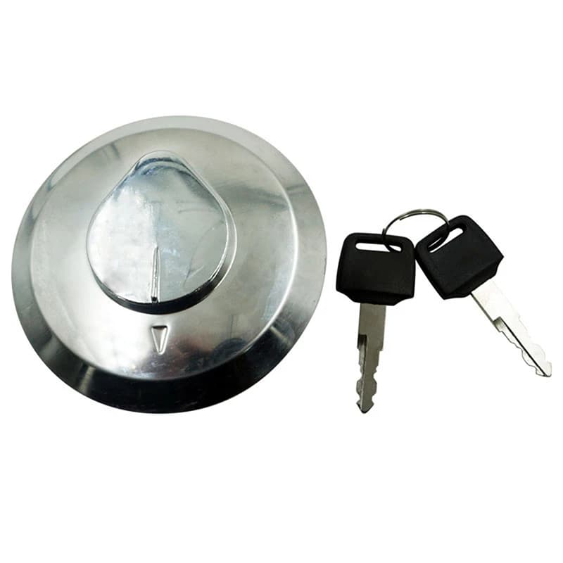 1Set Motorcycle Parts Replacement Aluminium Fuel Gas Tank Cover Lock Gas Cap Set With Two Keys for Honda King 125 CBT125