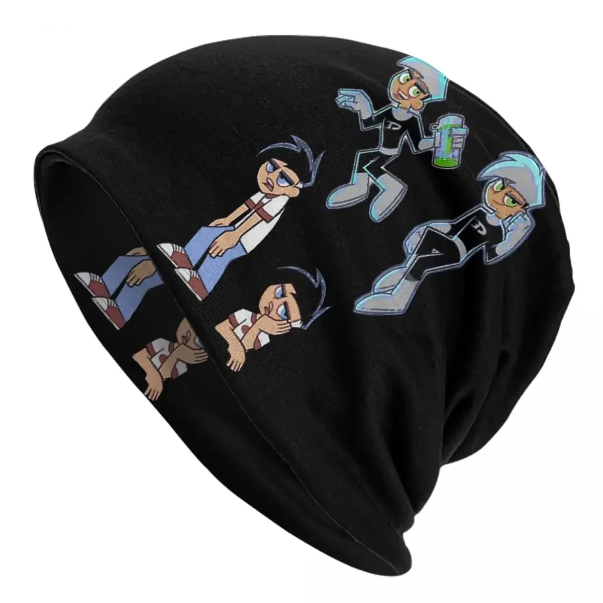 Adventure anime Danny Phantom Skullies Beanies Caps Dull Daniel Thin Hat Autumn Spring Bonnet Hats Men Women's Street Ski Cap
