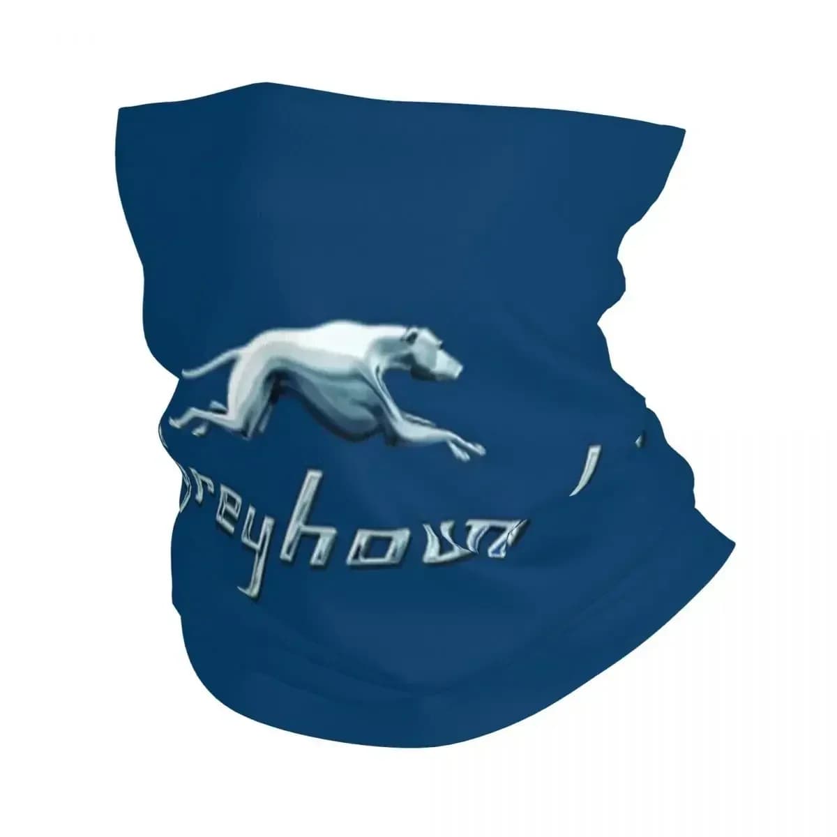 Greyhound Blue Bus Logo Bandana Neck Gaiter Printed Magic Scarf Warm Headwear Running Unisex Adult Windproof