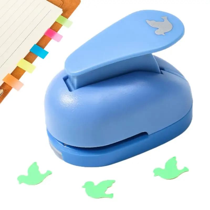 Craft Tags Punch Paper Punch Shapes Craft Lever Punch Handmade Paper Portable Cartoon Shapes Hole Punch For Crafts Greeting