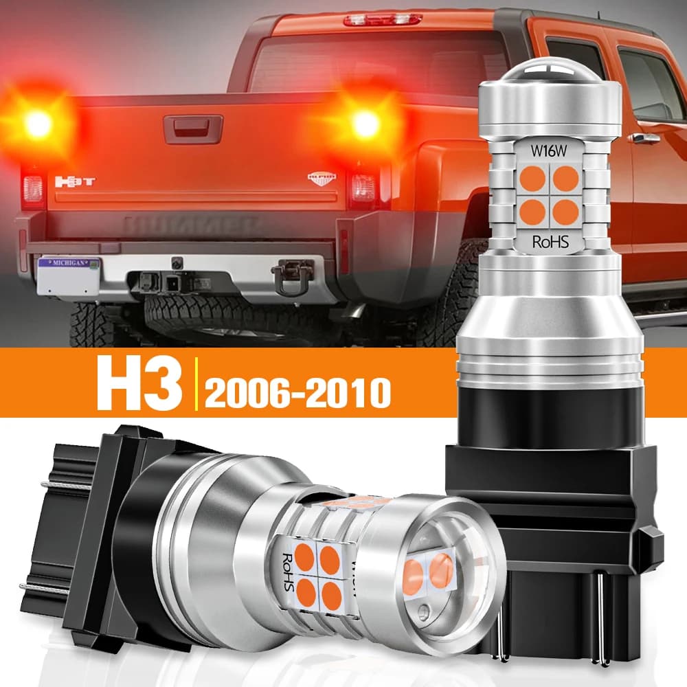 2pcs LED Brake Light For Hummer H3 2006-2010 2007 2008 2009 Accessories Canbus Lamp