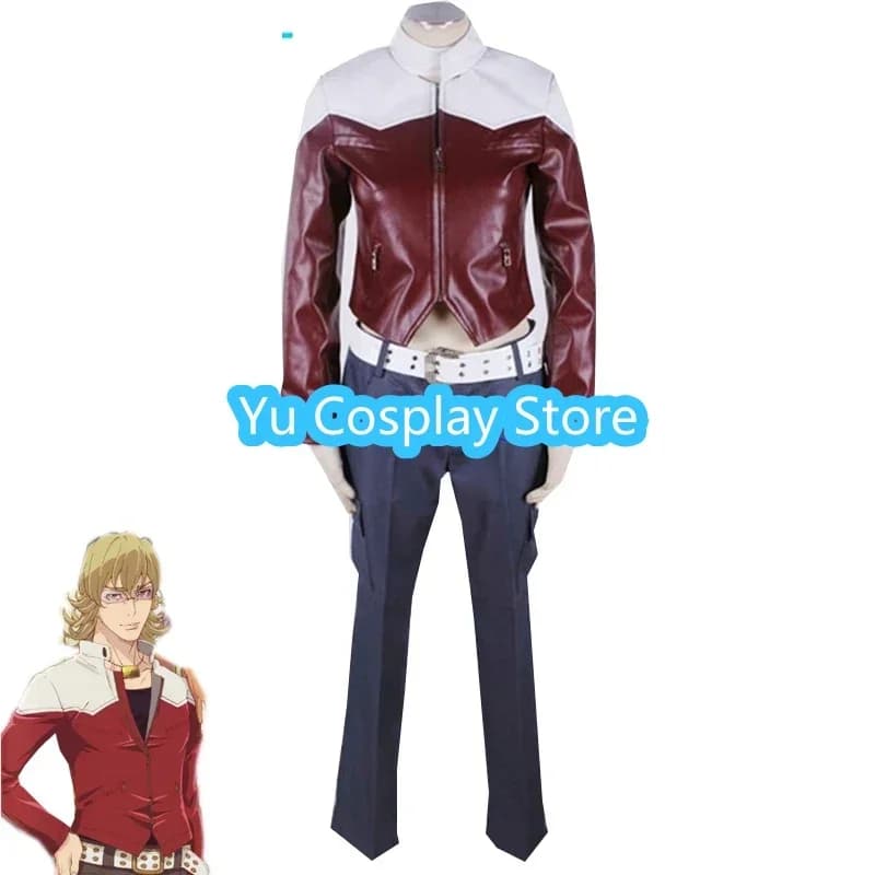TIGER & BUNNY Barnaby Brooks Jr Cosplay Costume Party Suit Coat Pants Belt Full Set Halloween Carnival Uniform Custom Made