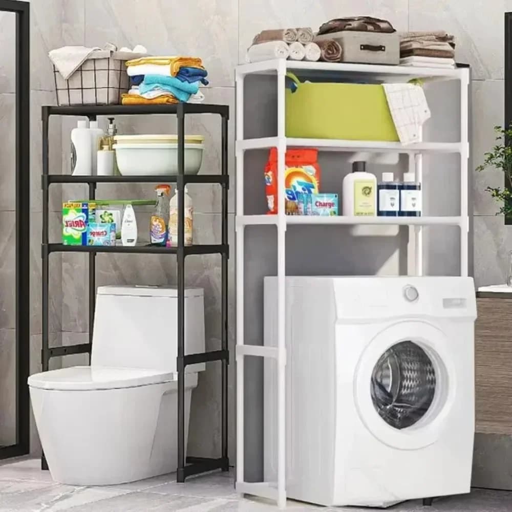 Bathroom Storage Rack Space-saving Stand Holder MultiFunctional Floor Type Toilet Storage Racks Multilayer Washing Machine Shelf