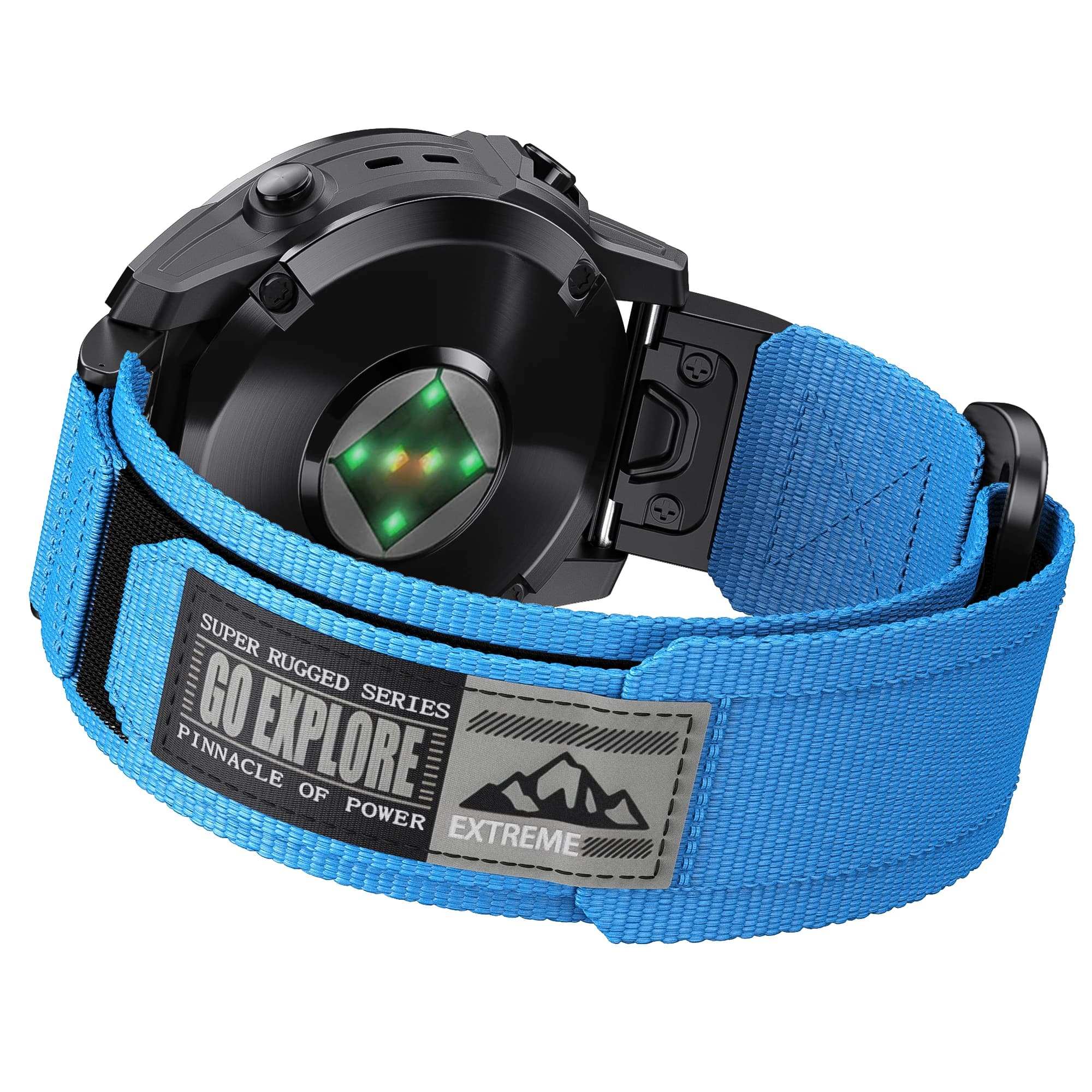 QuickFit 22 26mm Velcro Watch Band Strap for Garmin Fenix 7 7X 6 6X Pro 5 5X, Fenix 8 E Epix Pro, Instinct 3, Tactix 7, Enduro 3