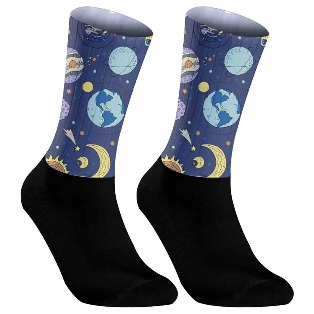 Cycling Hiking Running Bicycle Bike Sport Socks Slip Camping Moulding Seamless Outdoor Anti Socks New