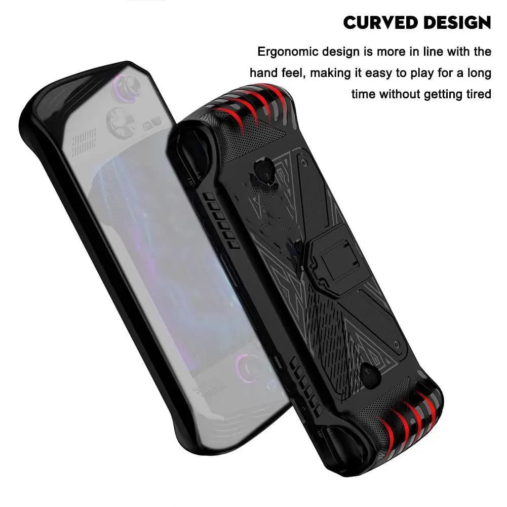 TPU Transparent Soft Glue Protective Case For ASUS ROG ALLY X Game Console All-round Protection Anti Scratch Game Accessories