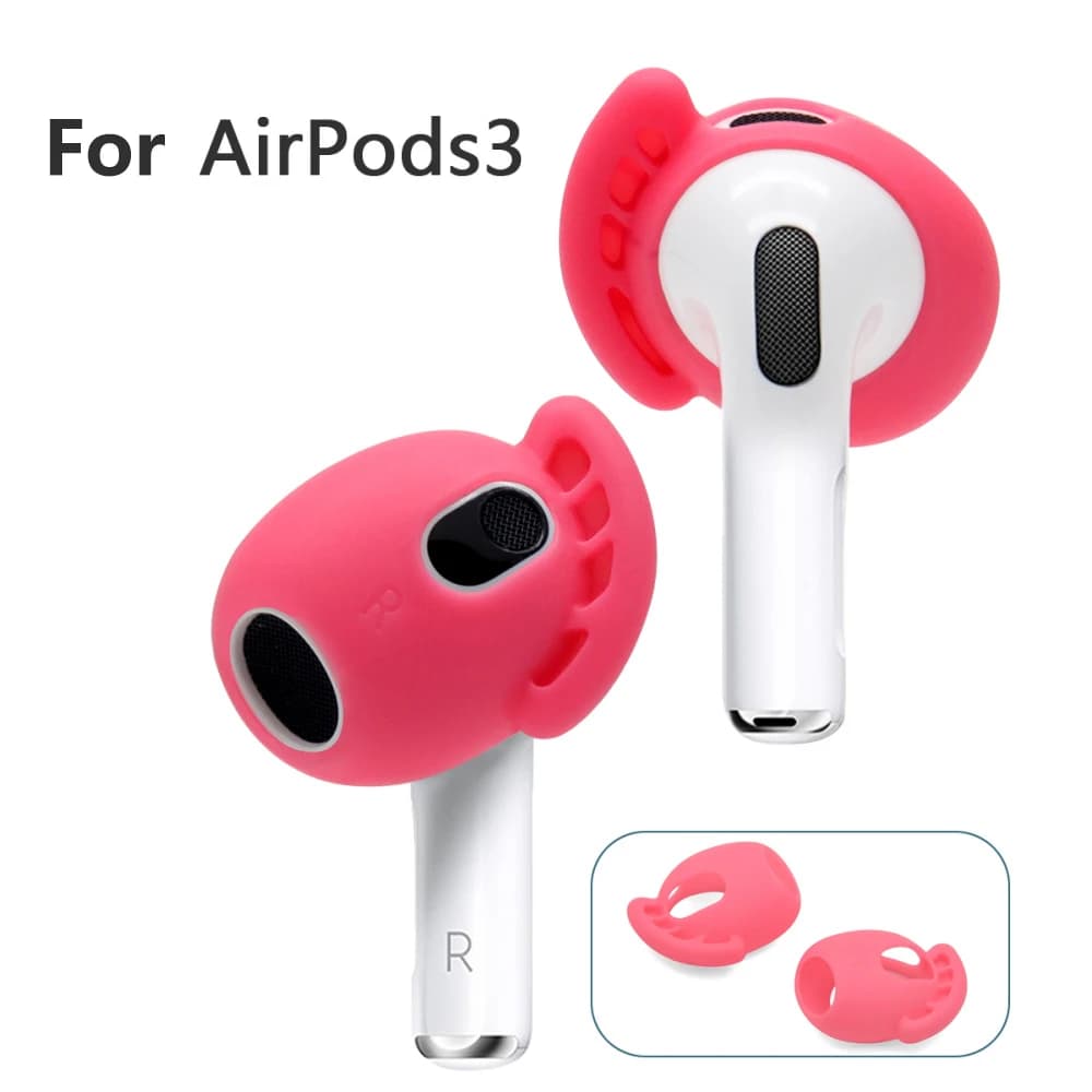 Case Cushions For Airpods3 Ear Pads Caps Earpads Eartips Cover Wireless Bluetooth Silicone For Iphone Earphones Trig Rain