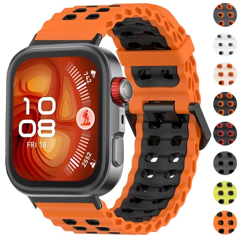 Sports Silicone Strap For Huawei Watch Fit 4 Pro Band Breathable Replacement Bracelet Correa For Huawei Fit3 Fit4 Accessories