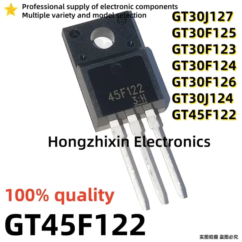 10PCS NEW GT30F123 30F123 GT30F124 30F124 GT30F125 30F125 GT30F126 30F126 GT30J124 30J124 GT30J127 30J127 GT45F122 45F122 TO220F