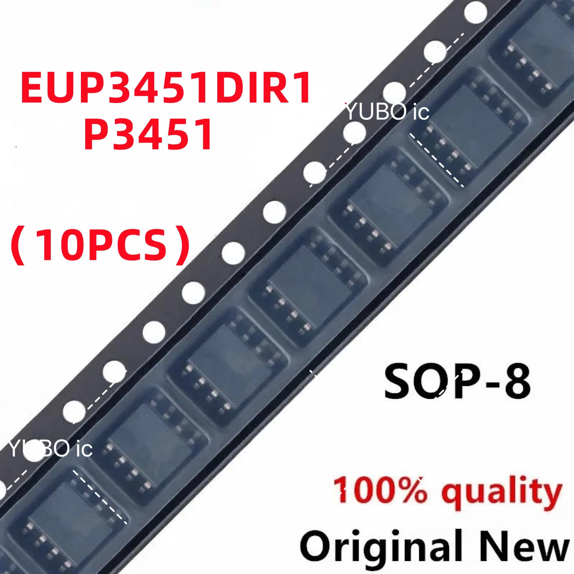 (10piece)100% New EUP3451DIR1 EUP3451 P3451 3451 SOP-8 Chipset