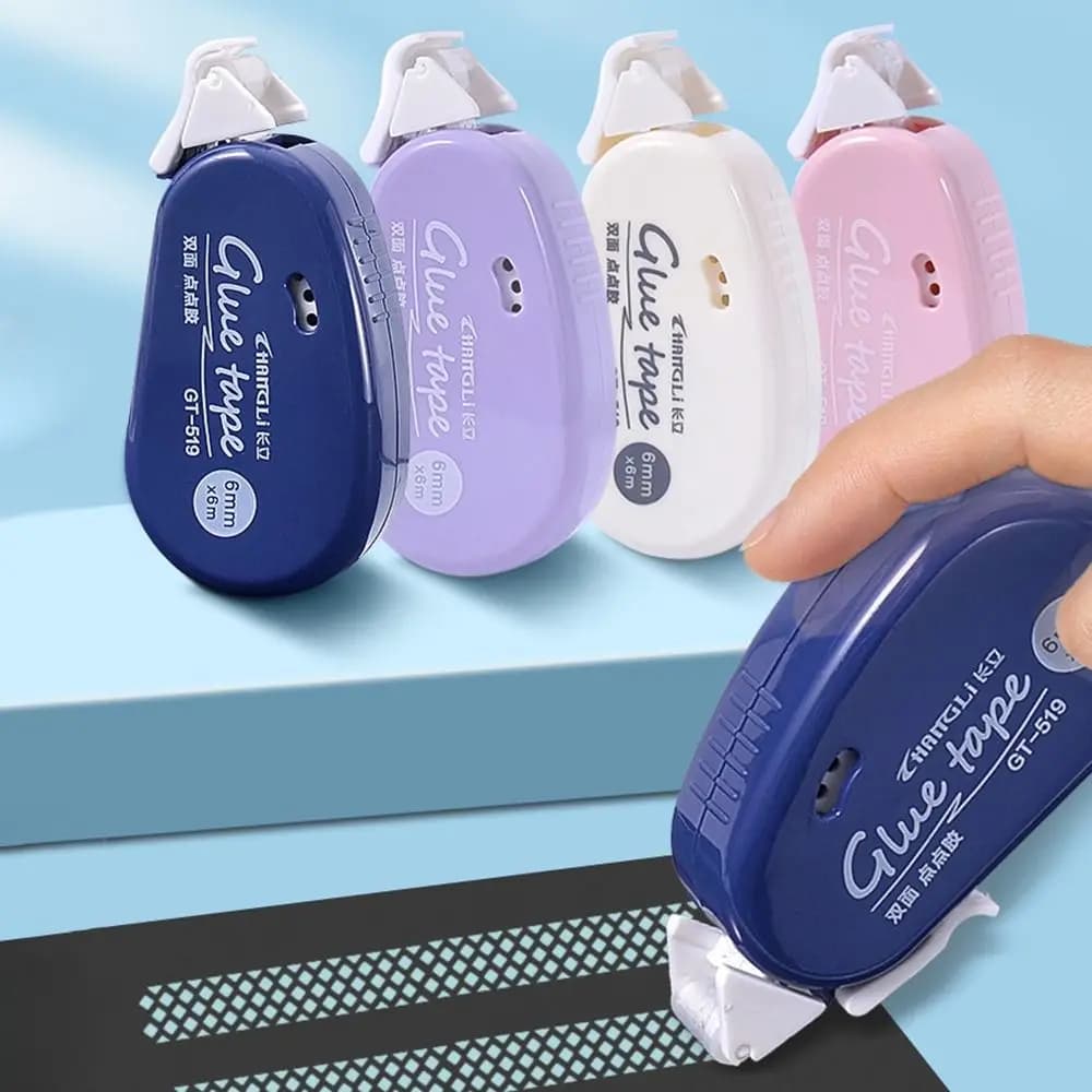 Double Sided Adhesive Dot Glue DIY Scrapbooking Collage Photo Album Roller Glue Tape Multifunctional School Stationery Supplies