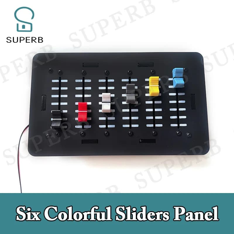 Escape room slider prop escape room equipment 6 sliders prop room escape device superb 1987 2024 new prop adventure game slider