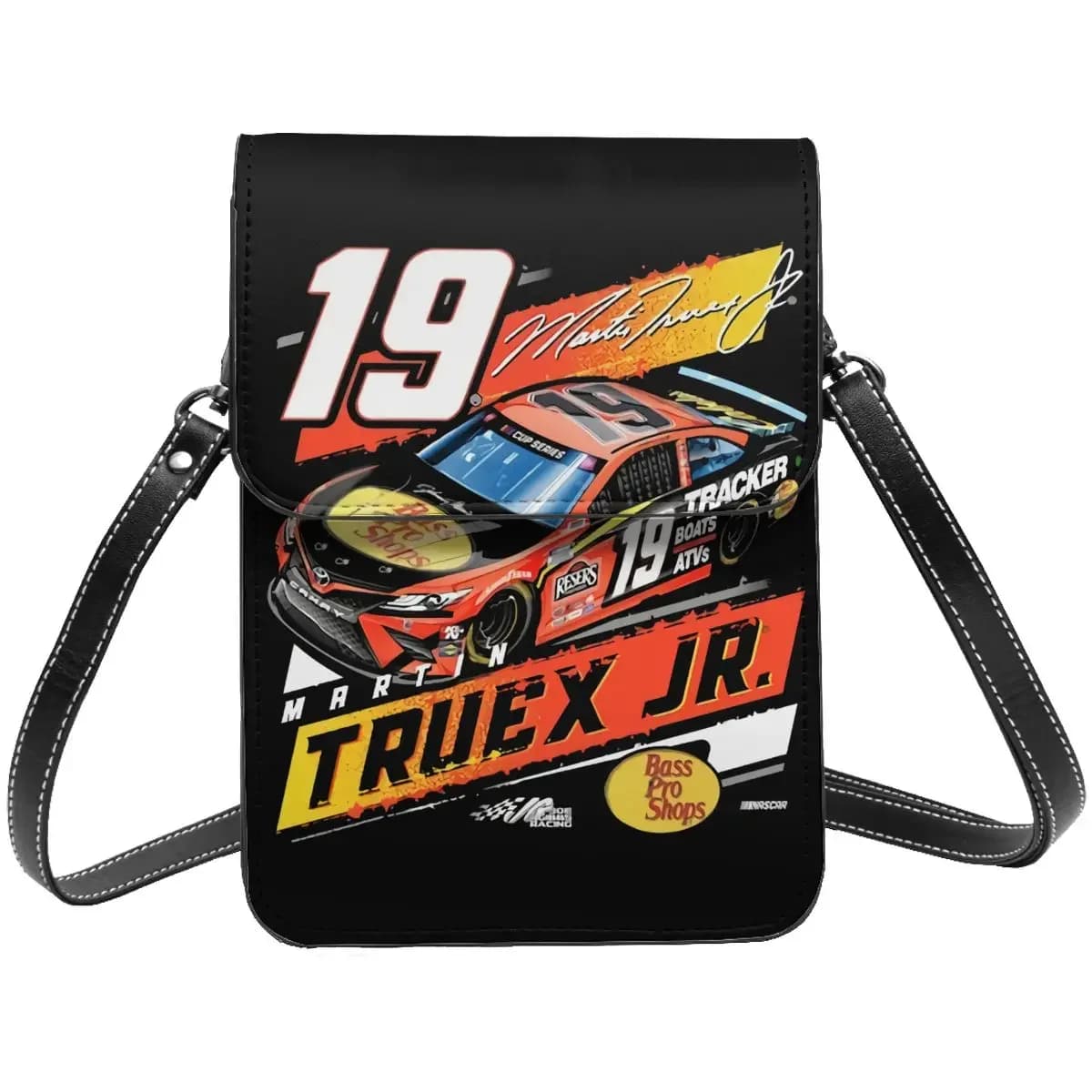 Martin Truex Jr 19 Crossbody Wallet Cell Phone Bag Shoulder Bag Cell Phone Purse Adjustable Strap