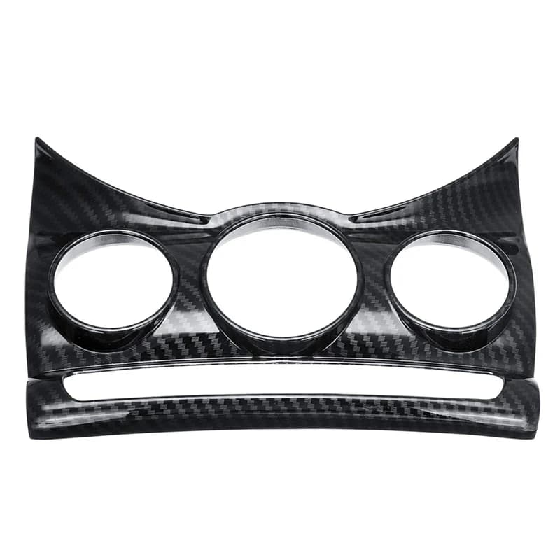 For BMW MINI Cooper F55 F56 F57 ABS Carbon Fiber Car Center Console Trim Air Switch Cover Interior Replacement